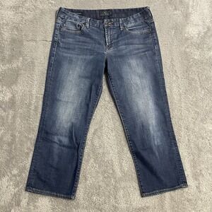 Lucky Brand Sweet‎ Jean Crop Jeans Womens 10/30 Blue Denim Stretch Casual